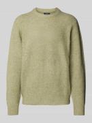 MCNEAL Regular Fit Strickpullover mit Rundhalsausschnitt in Lind Melan...