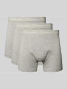 Calvin Klein Underwear Trunks mit Label-Bund im 3er-Pack in Hellgrau, ...