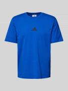 ADIDAS SPORTSWEAR T-Shirt mit Logo-Stitching in Royal, Größe L