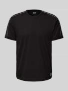 EA7 Emporio Armani T-Shirt mit Label-Print in Black, Größe L