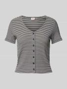 Levi's® T-Shirt mit durchgehender Knopfleiste Modell 'MUSE' in Black, ...