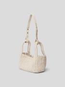 Nanushka Handtasche mit Zopfmuster in Offwhite, Größe 1