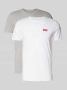 Levi's® T-Shirt mit Label-Print im 2er-Pack in Weiss, Größe L