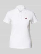 Levi's® 300 Poloshirt mit Label-Patch in Weiss, Größe L