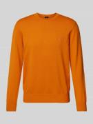 BOSS Orange Strickpullover mit Label-Detail Modell 'Kanovano' in Orang...