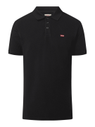 Levi's® Standard Fit Poloshirt aus Piqué in Black, Größe S