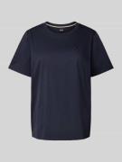 BOSS T-Shirt mit Label-Stitching in Marine, Größe L