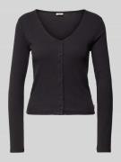 Levi's® Longsleeve mit durchgehender Knopfleiste Modell 'MUSE' in Blac...