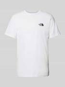 The North Face T-Shirt mit Label-Print Modell 'SIMPLE DOME' in Weiss, ...