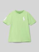 Polo Ralph Lauren Kids T-Shirt mit Logo-Stitching in Hellgruen, Größe ...