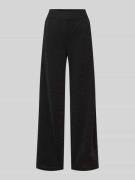 Betty Barclay Wide Leg Stoffhose mit elastischem Bund in Black, Größe ...