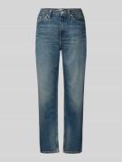 Tommy Hilfiger Straight Fit High Waist Jeans im Used-Look in Jeansblau...