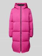 YAS Daunenmantel mit Kapuze Modell 'MIllYS' in Pink, Größe S