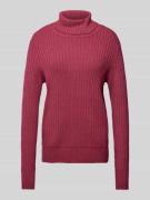 Christian Berg Woman Strickpullover mit Rollkragen in Fuchsia Melange,...