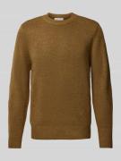 Casual Friday Strickpullover mit gerippten Abschlüssen Modell 'Karl' i...