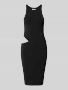 Calvin Klein Jeans Knielanges Sweatkleid aus reiner Viskose in Black, ...