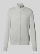 Tommy Hilfiger Regular Fit Strickjacke aus Baumwoll-Kaschmir-Mix in He...