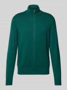 Tommy Hilfiger Regular Fit Strickjacke aus Baumwoll-Kaschmir-Mix in Bo...