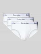 Calvin Klein Underwear Slip mit Label-Bund im 3er-Pack in Weiss, Größe...