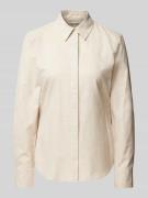 Marc O'Polo Shaped Fit Bluse aus weichem Baumwoll-Flanell in Offwhite,...