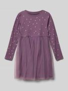 Name It Kleid mit Tüll Modell 'MINI DOTS' in Mauve, Größe 92