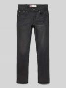 Levi’s® Kids Slim Fit Jeans im 5-Pocket-Design in Black, Größe 164