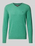 Fynch-Hatton Regular Fit Strickpullover aus Baumwoll-Kaschmir-Mix in H...