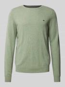 Fynch-Hatton Regular Fit Strickpullover aus Woll-Kaschmir-Mix in Khaki...