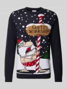 Only & Sons Strickpullover mit Rundhalsausschnitt Modell 'XMAS' in Dun...