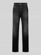 Replay Straight Fit Jeans im 5-Pocket-Design in Black, Größe 31/30