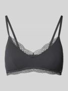 Skiny BH mit Spitzenbesatz in Black, Größe 38CD