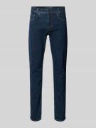 MAC Straight Fit Jeans im 5-Pocket-Design Modell 'ARNE' in Dunkelblau,...