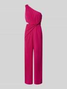 Lauren Ralph Lauren Jumpsuit in Wickel-Optik in Kirsche, Größe 42