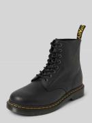 Dr. Martens Schnürboots aus Leder mit Ziernaht Modell 'Eye' in Black, ...