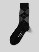 Burlington Socken aus Schurwoll-Mix Modell 'Marylebone' in Black, Größ...