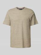 Jack & Jones Premium T-Shirt mit Motiv-Print in Taupe, Größe S