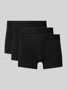 Lacoste Trunks in unifarbenem Design in Black, Größe M