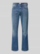 Mustang Straight Fit Jeans mit Label-Patch Modell 'TRAMPER' in Jeansbl...