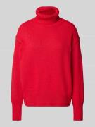 JOOP! Loose Fit Strickpullover mit Kaschmir-Anteil in Rot, Größe 34