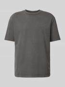 GABBA T-Shirt mit Label-Stitching Modell 'NIGEL WEX' in Anthrazit, Grö...