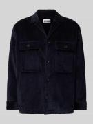 Drykorn Hemdjacke mit Reverskragen Modell 'Hasim' in Marine, Größe XL