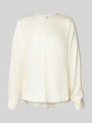s.Oliver BLACK LABEL Langarmbluse aus Viskose in Weiss, Größe 46