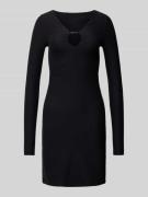 Guess Knielanges Kleid mit Label-Applikation Modell 'AMIRA' in Black, ...