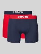 Levi's® Trunks mit elastischem Logo-Bund in Rot, Größe S