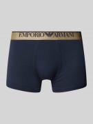 Emporio Armani Trunks mit elastischem Logo-Bund in Marine, Größe M