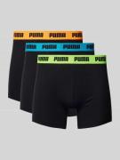 Puma Trunks mit Label-Detail im 3er-Pack in Black, Größe L