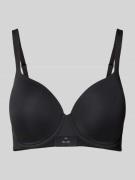 Schiesser BH mit Hakenverschluss Modell 'Unique' in Black, Größe 80B