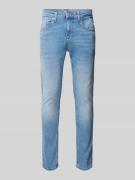 Tommy Jeans Slim Fit Jeans im 5-Pocket-Design Modell 'AUSTIN' in Hellb...