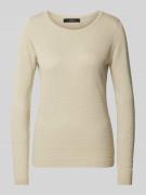 Vero Moda Regular Fit Strickpullover mit Rundhalsausschnitt 'CARE STRU...