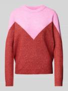 Vero Moda Strickpullover mit Rundhalsausschnitt in Pink, Größe S